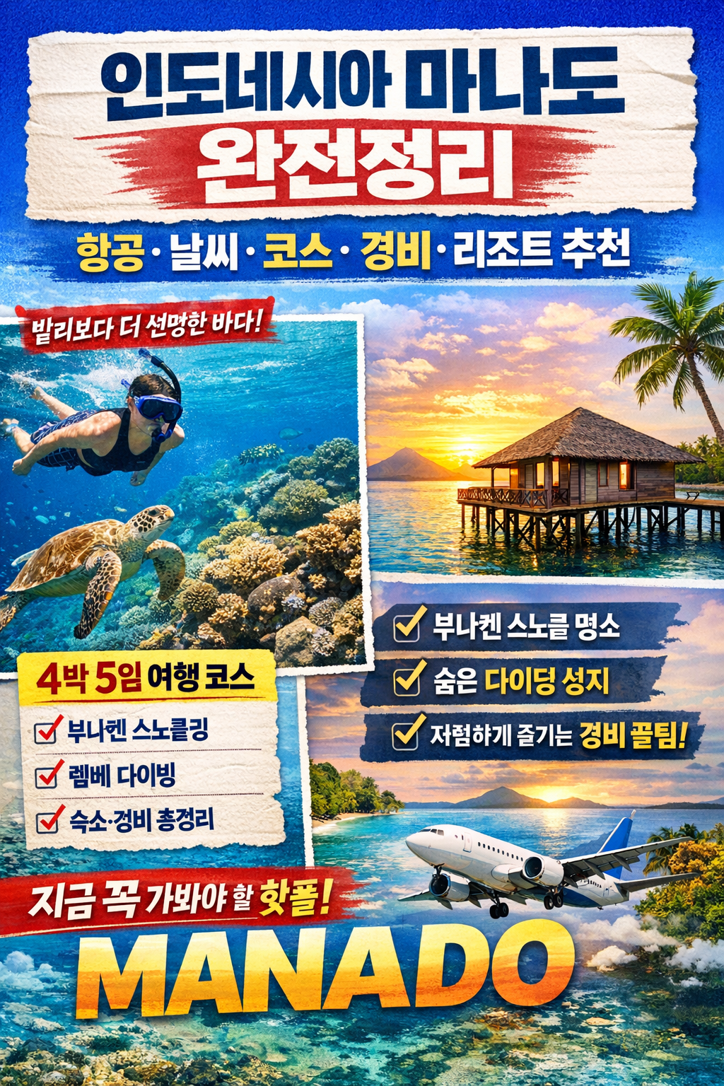 인도네시아 마나도 여행 완전정리