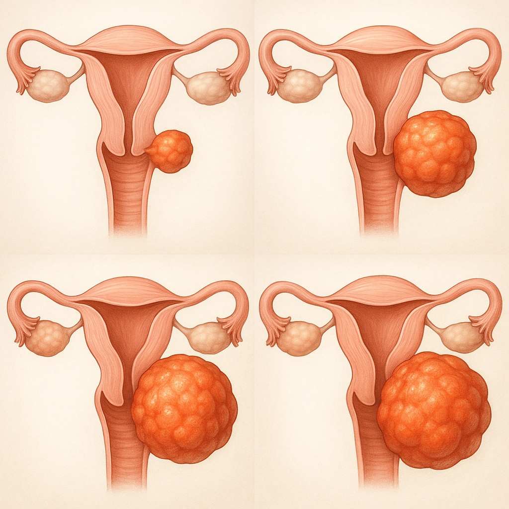 난소 종양 변화 관련 이미지