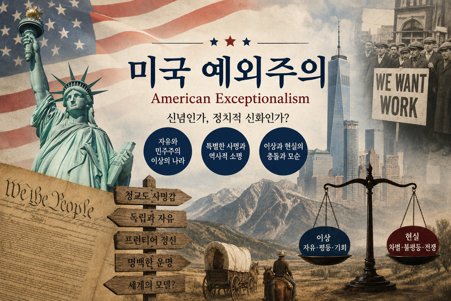 미국 예외주의는 신념인가 정치적 신화인가