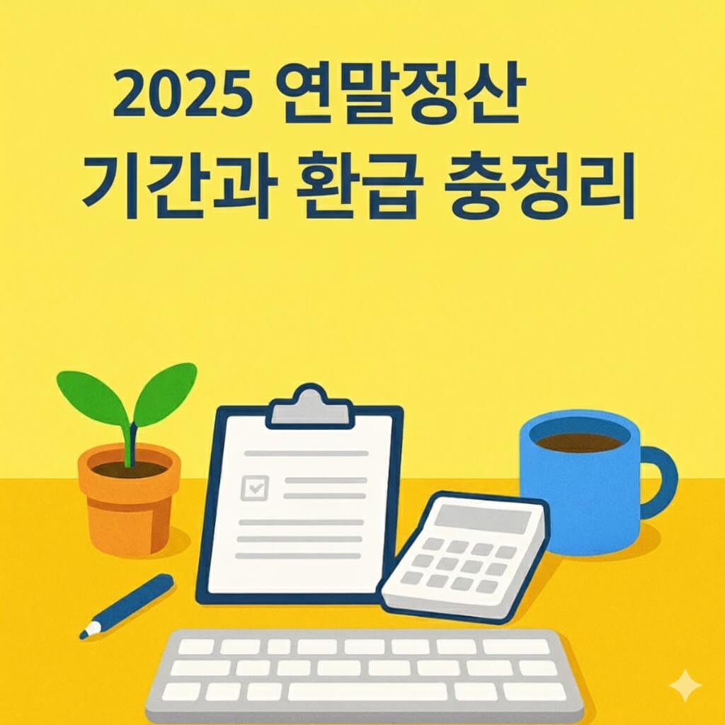 연말정산 기간과 환급