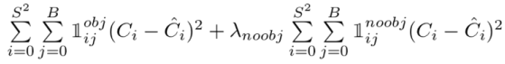 Object Confidence Loss