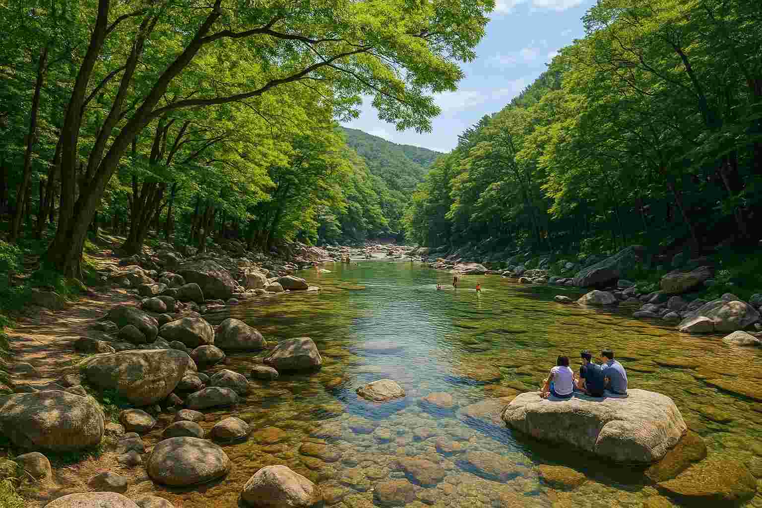 명지계곡