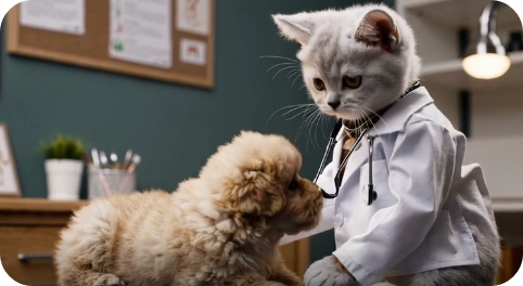 강아지 종합검진관련사진