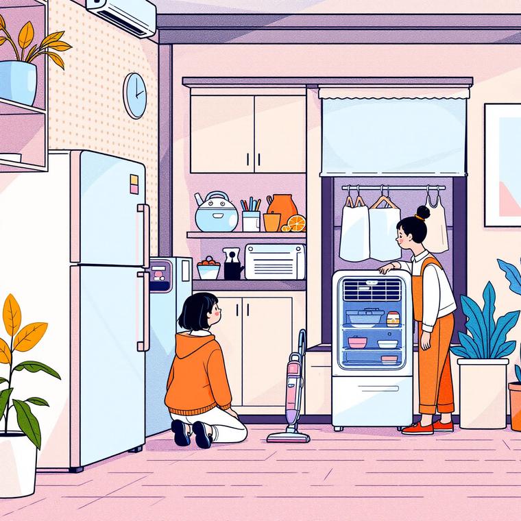 에너지효율1등급에 해당하는 제품 가정 모습