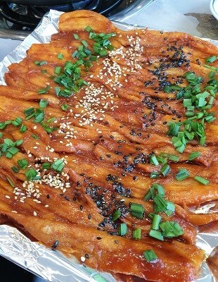 황토성 더덕구이