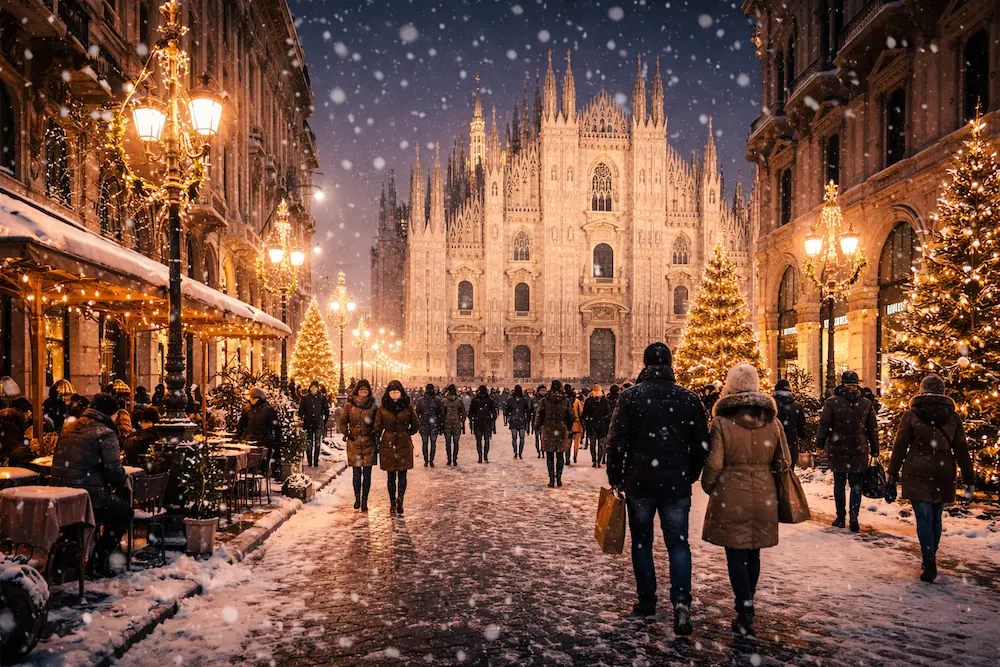 밀라노 겨울 야경과 함께 보는 2026 동계올림픽 관전 가이드