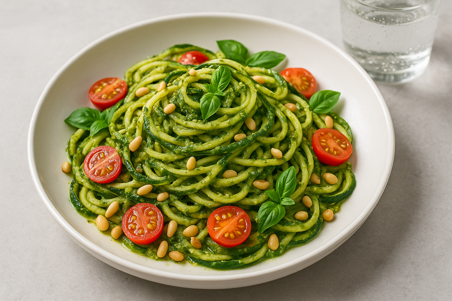 정원에서 건져 올린 초록빛 행복 한 그릇