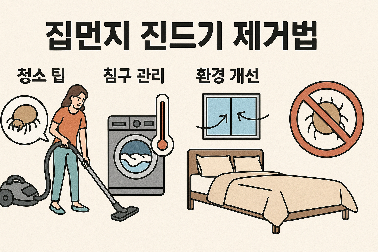 집먼지 진드기 제거법