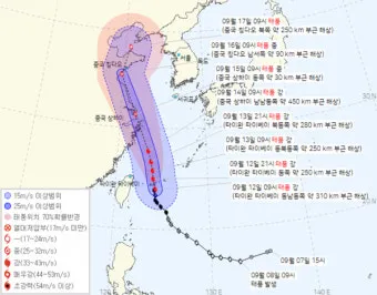 비구름대 이동 경로 창문 틈새 방수 테이프 사용_2