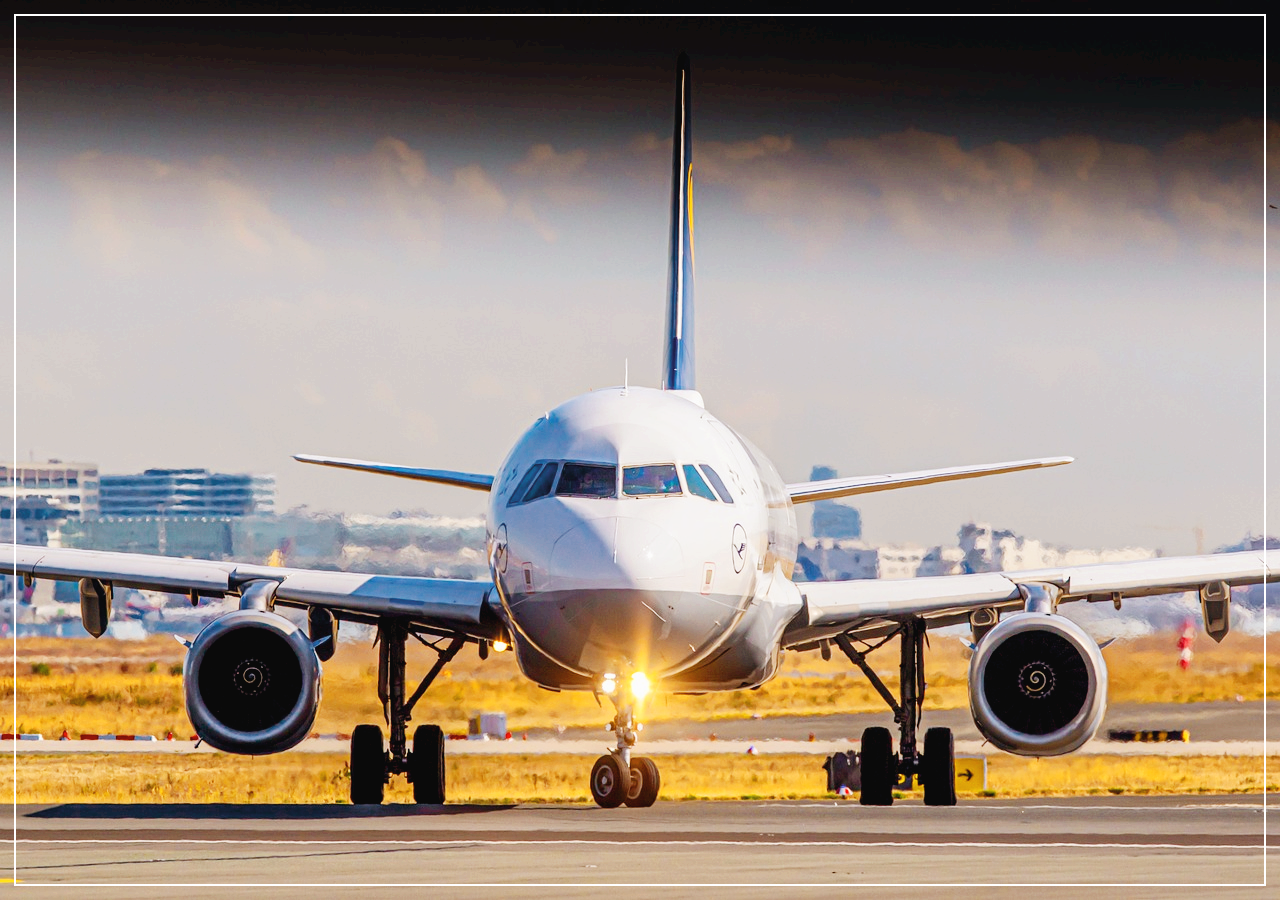 비행장의 여객기