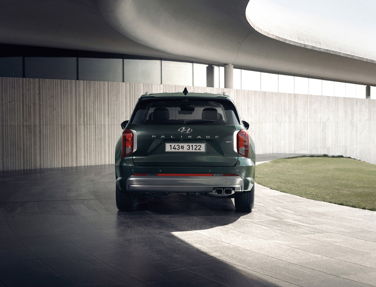2024년 팰리세이드 후면 사진
