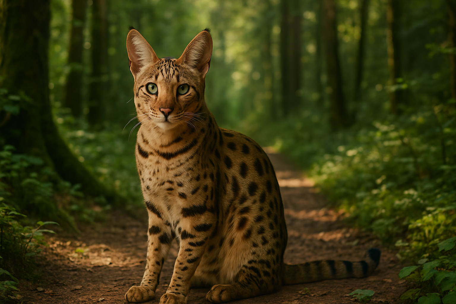 사바나 고양이 사진