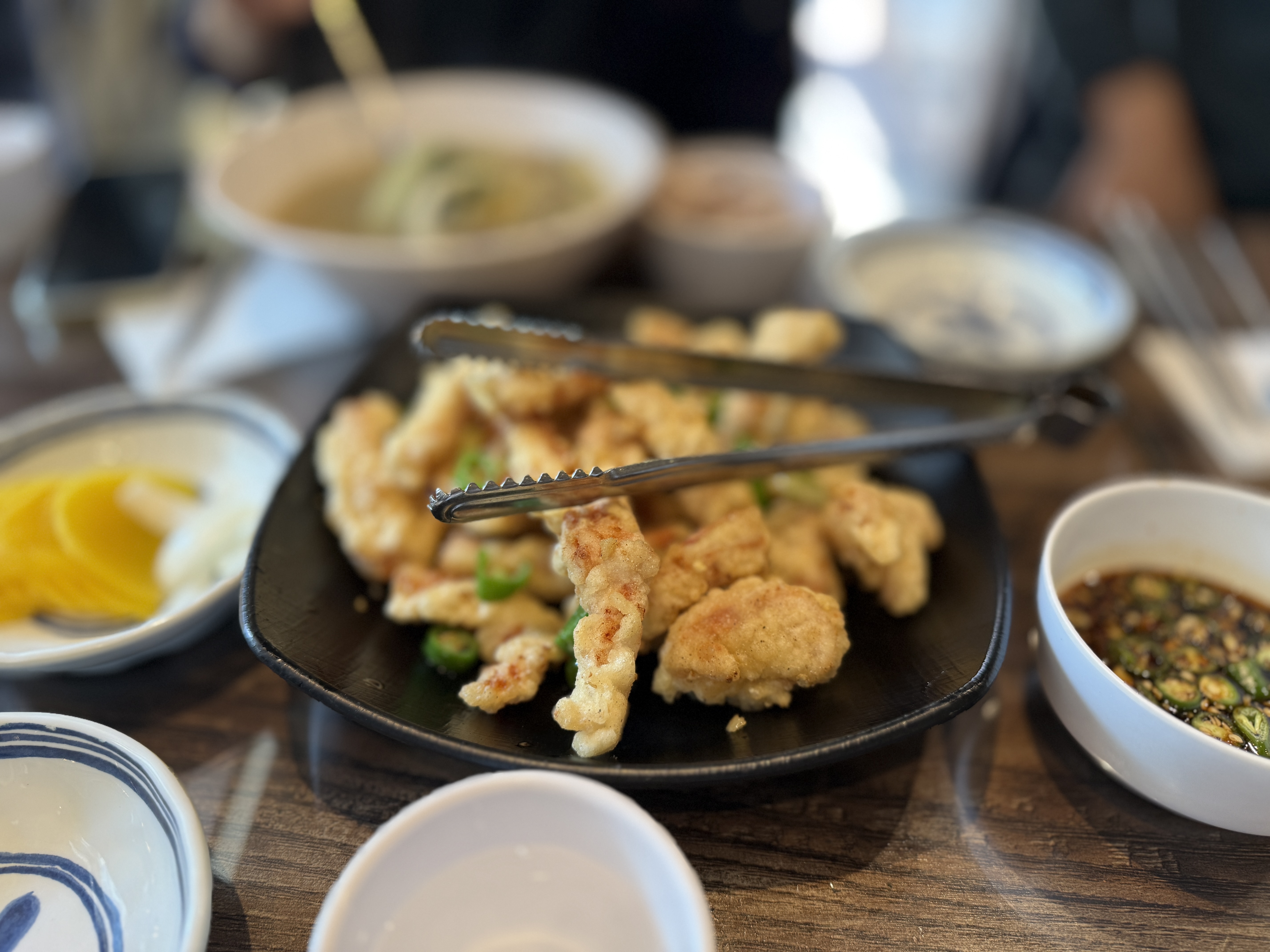 덴뿌라(고기튀김) 서울 교대역 중식당 맛집 현경 추천 메뉴