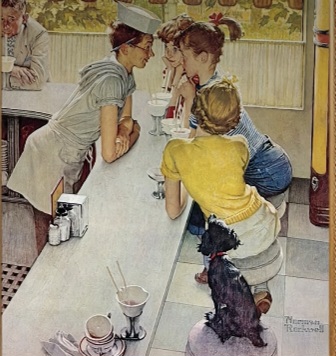 노먼 록웰의 소다숍 청년