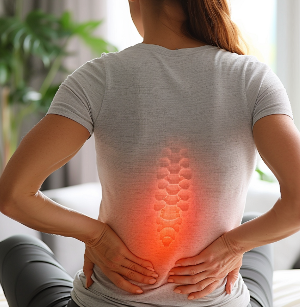 등 통증 부위 위치