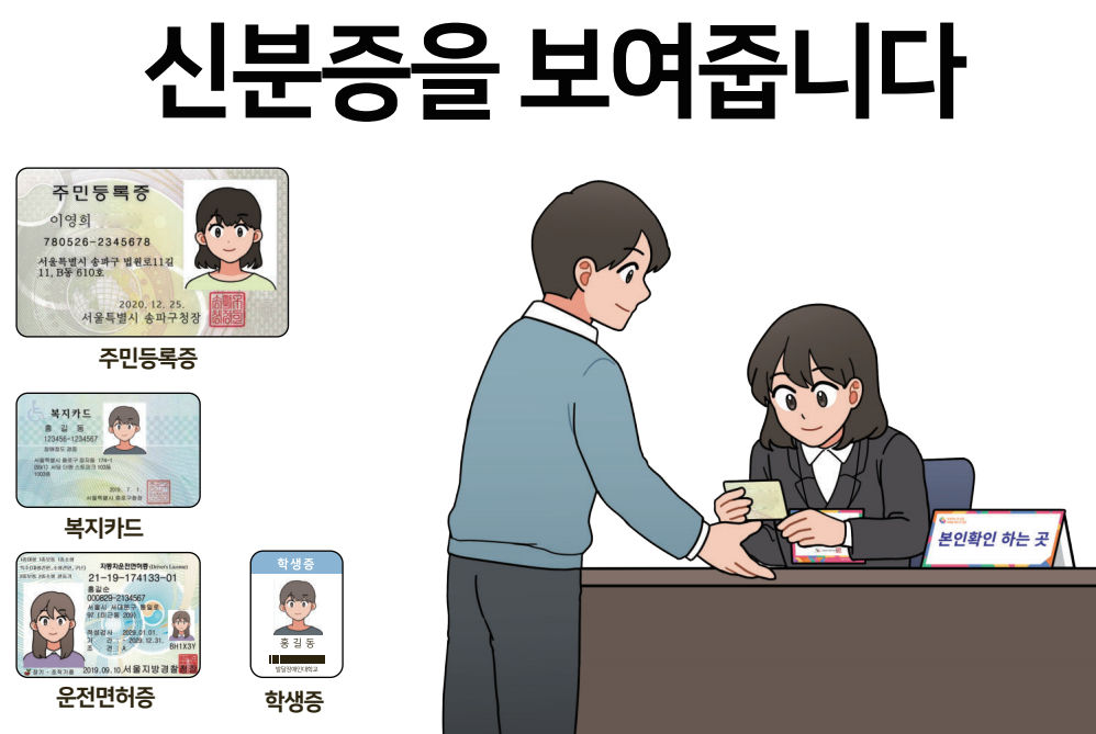 그림으로 보는 관내 투표 방법1