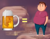 맥주 술 뱃살로 가는 이미지