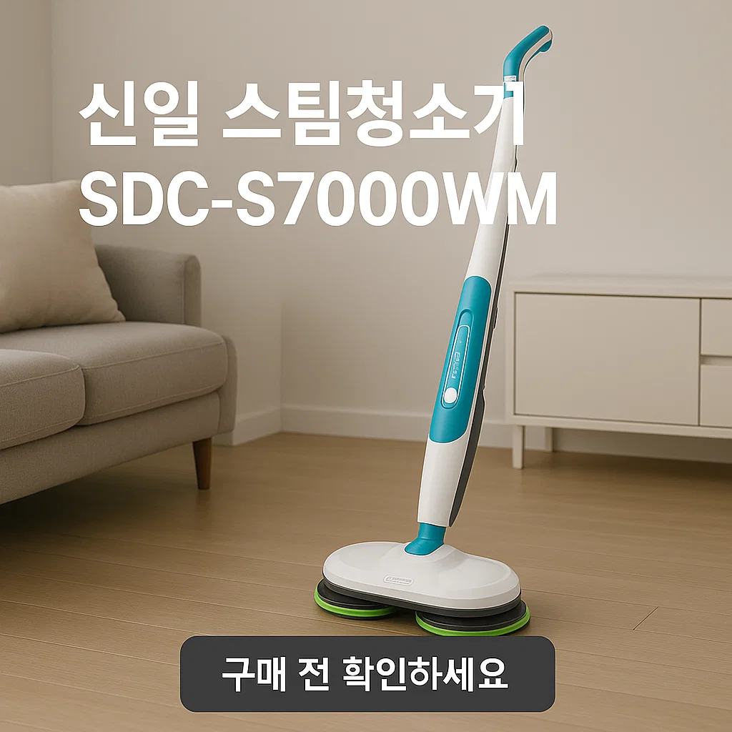 신일 스팀청소기 SDC-S7000WM 찌든 때 제거 진짜 되나요?