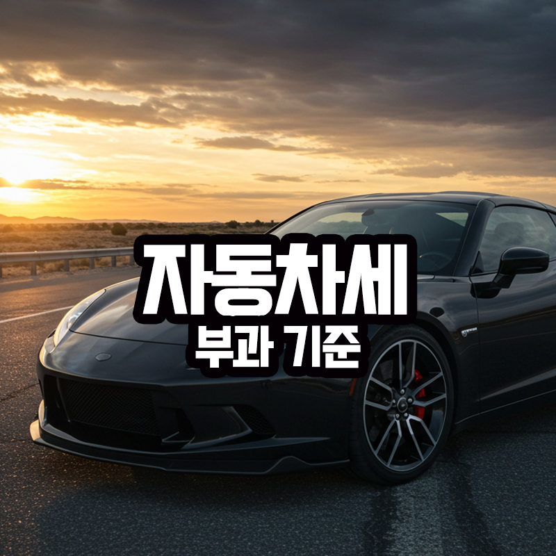 자동차세 부과 기준