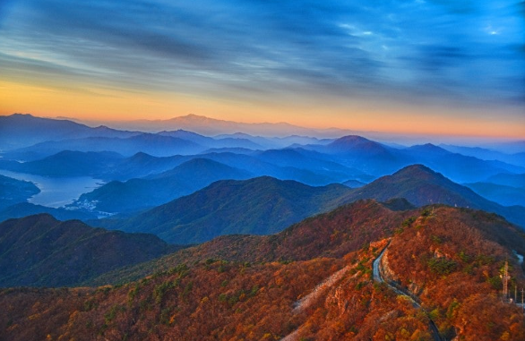 합천 오도산 전망대 해돋이 명소
