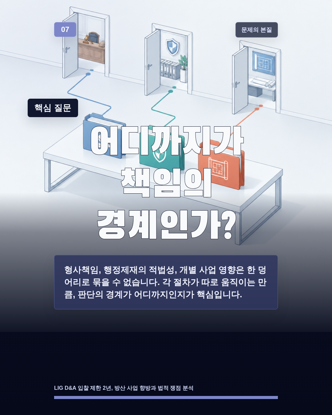 어디까지가 책임의 경계인가?