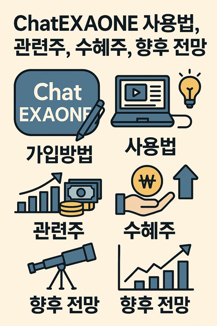 챗엑사원 가입방법, 사용법, 관련주, 수혜주, 향후 전망