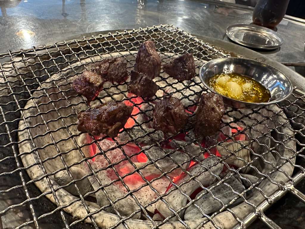 깍두기 익힌 모습