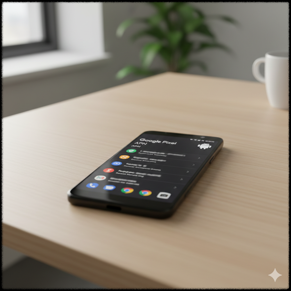 안드로이드 모바일 네트워크 설정 모습