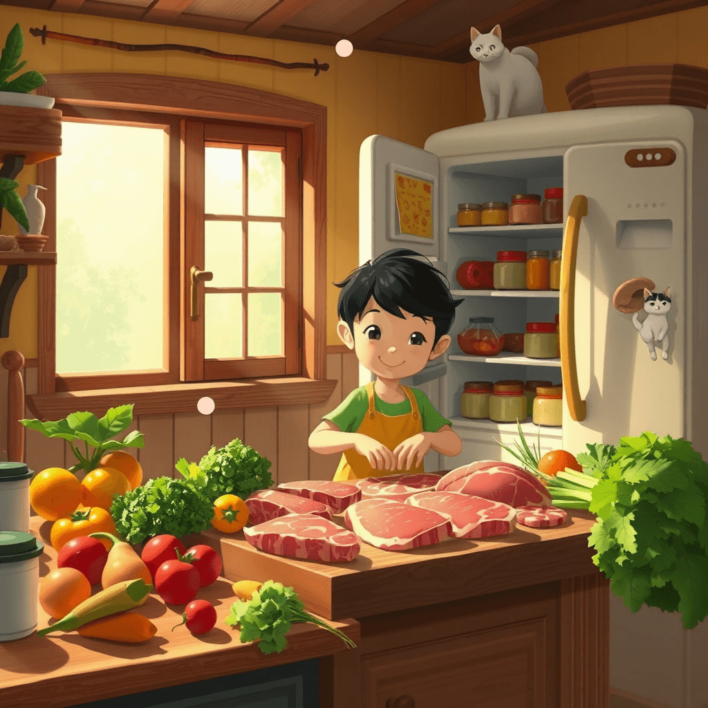 냉장고에 고기가 가득한 꿈 해몽