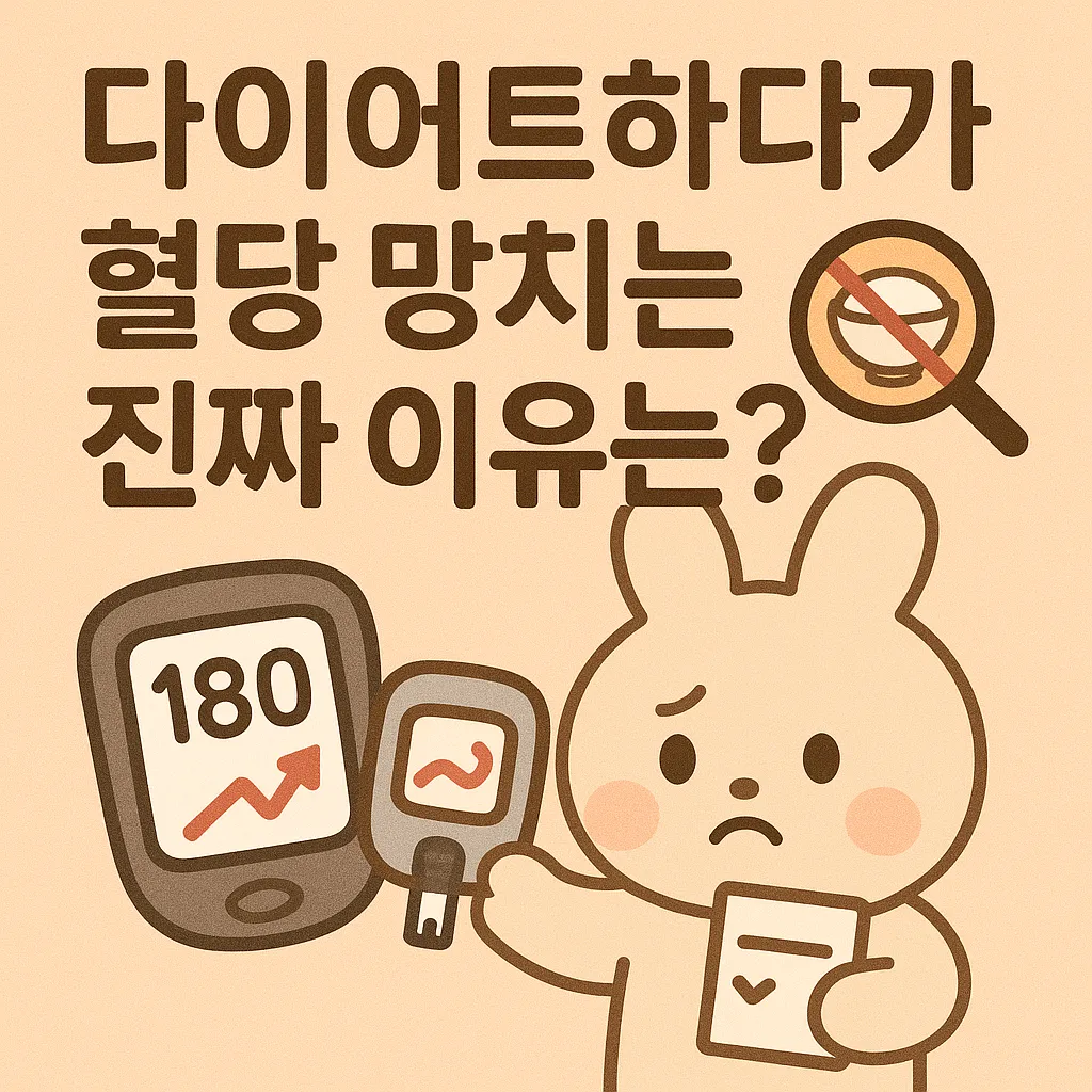 다이어트하다가 혈당 망치는 진짜 이유는?