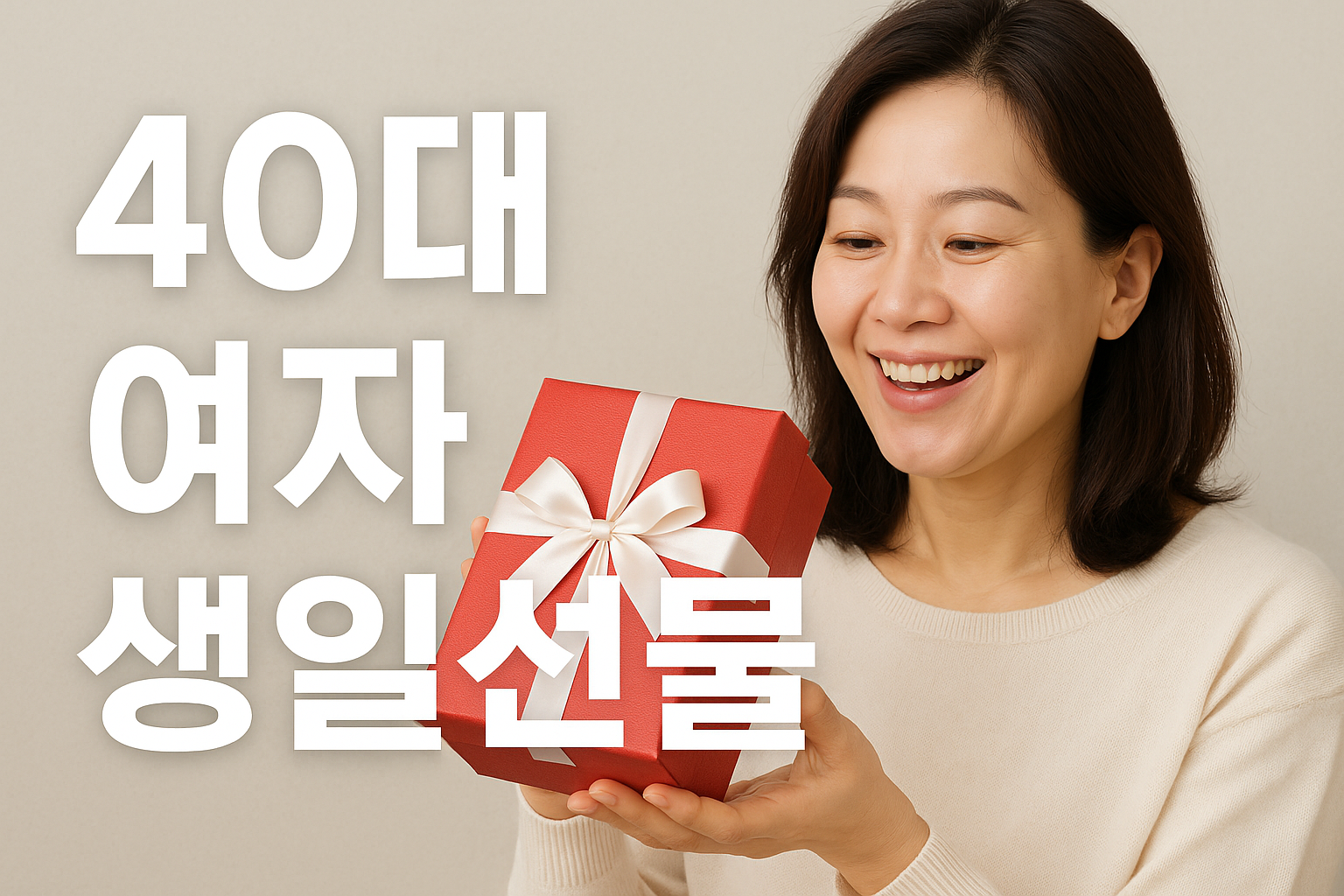 40대 여자 생일선물 추천