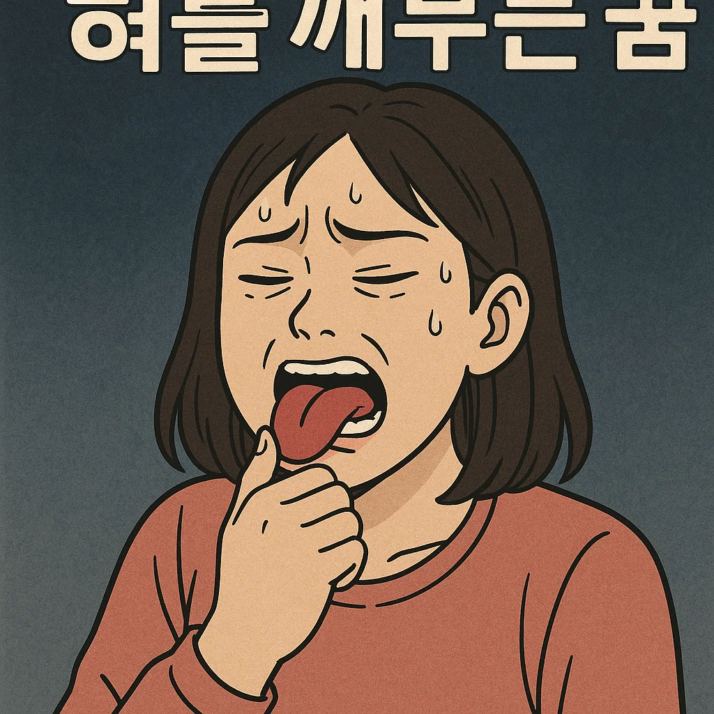 혀를 깨무는 꿈