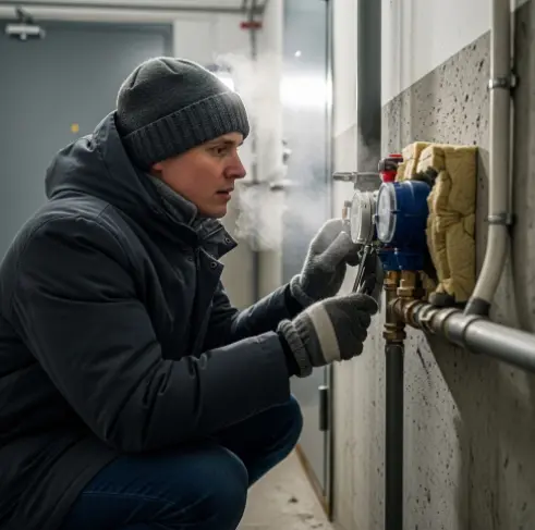 복도식 아파트 수도계량기 동파방지-1