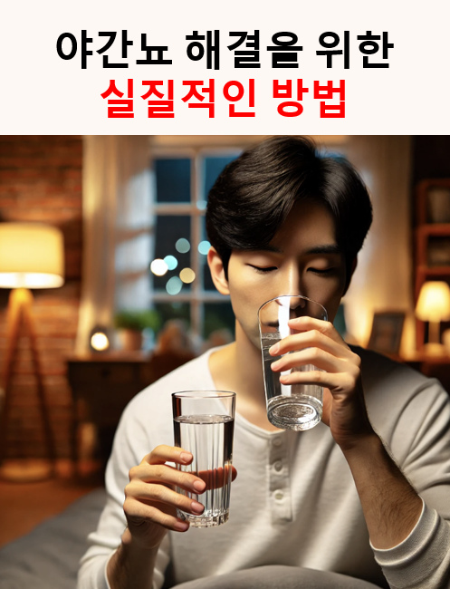 아간뇨 해결을 위한 방법