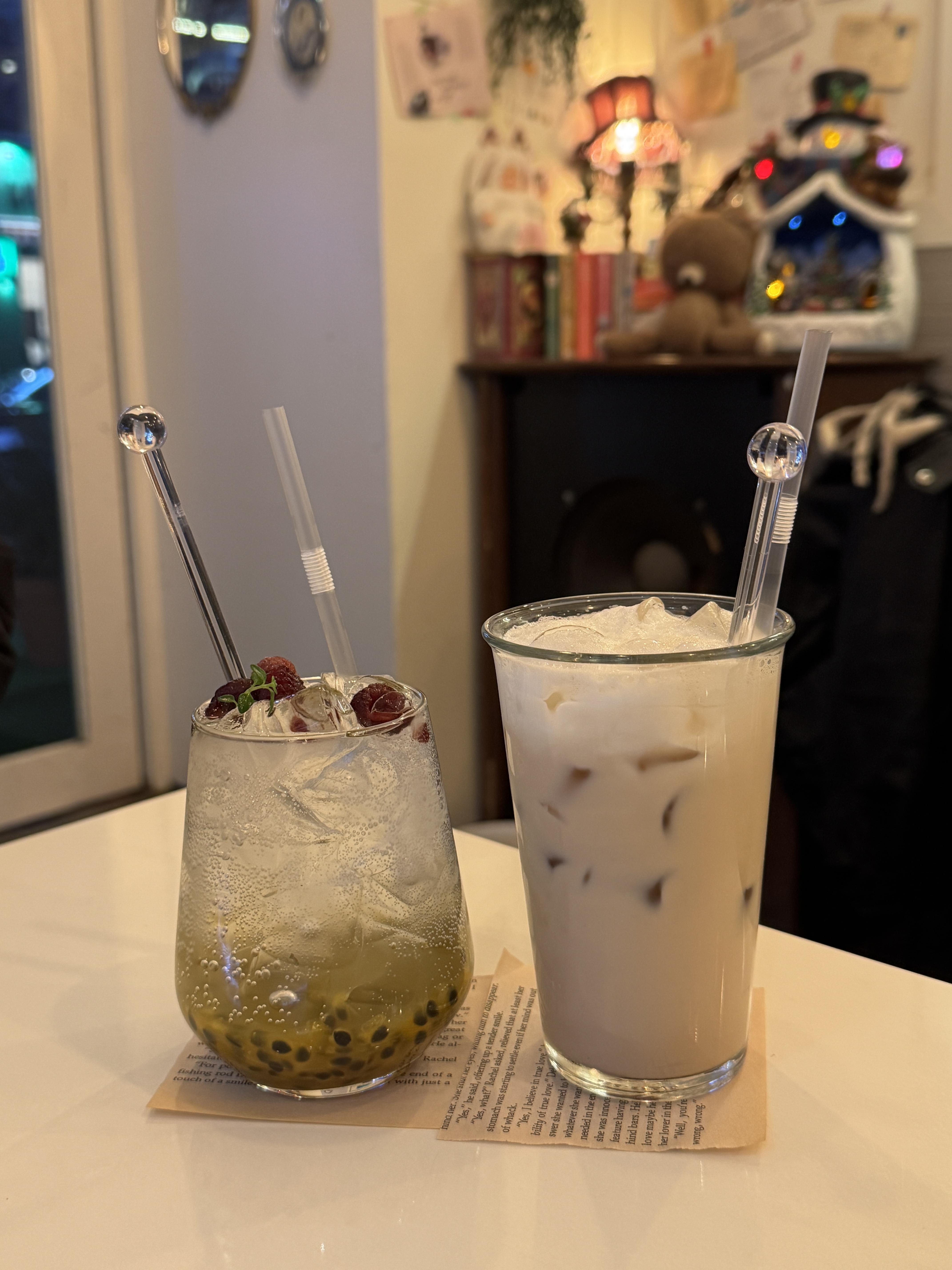 합정역 카페, 라뽀즈 비건케이크 홍차라테