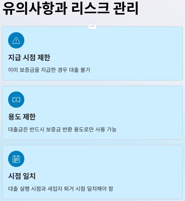전세퇴거자금 대출 조건 한도
