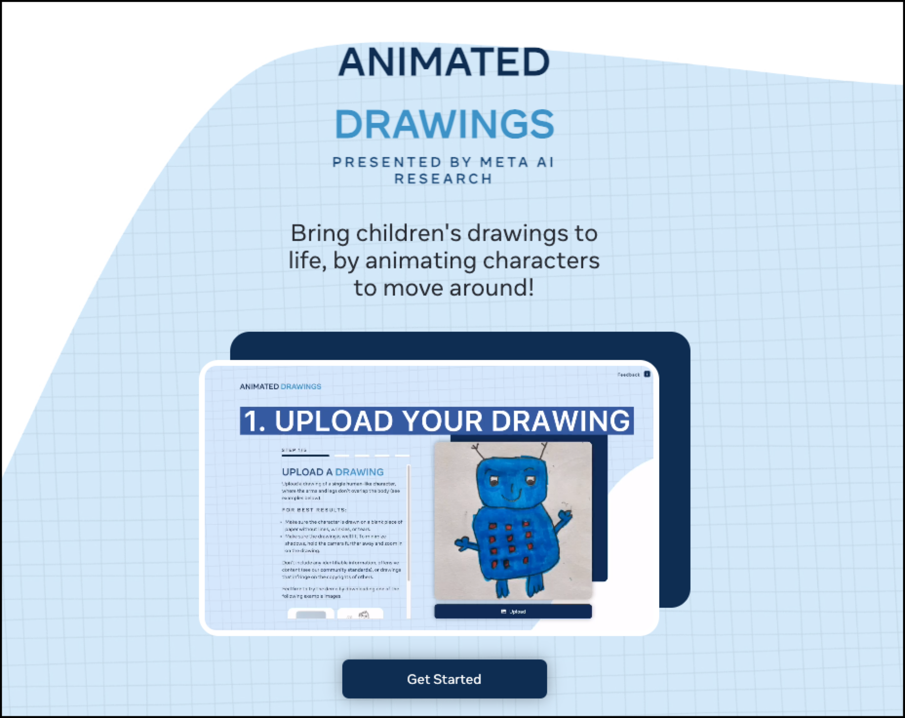 Animated Drawings Metademolab