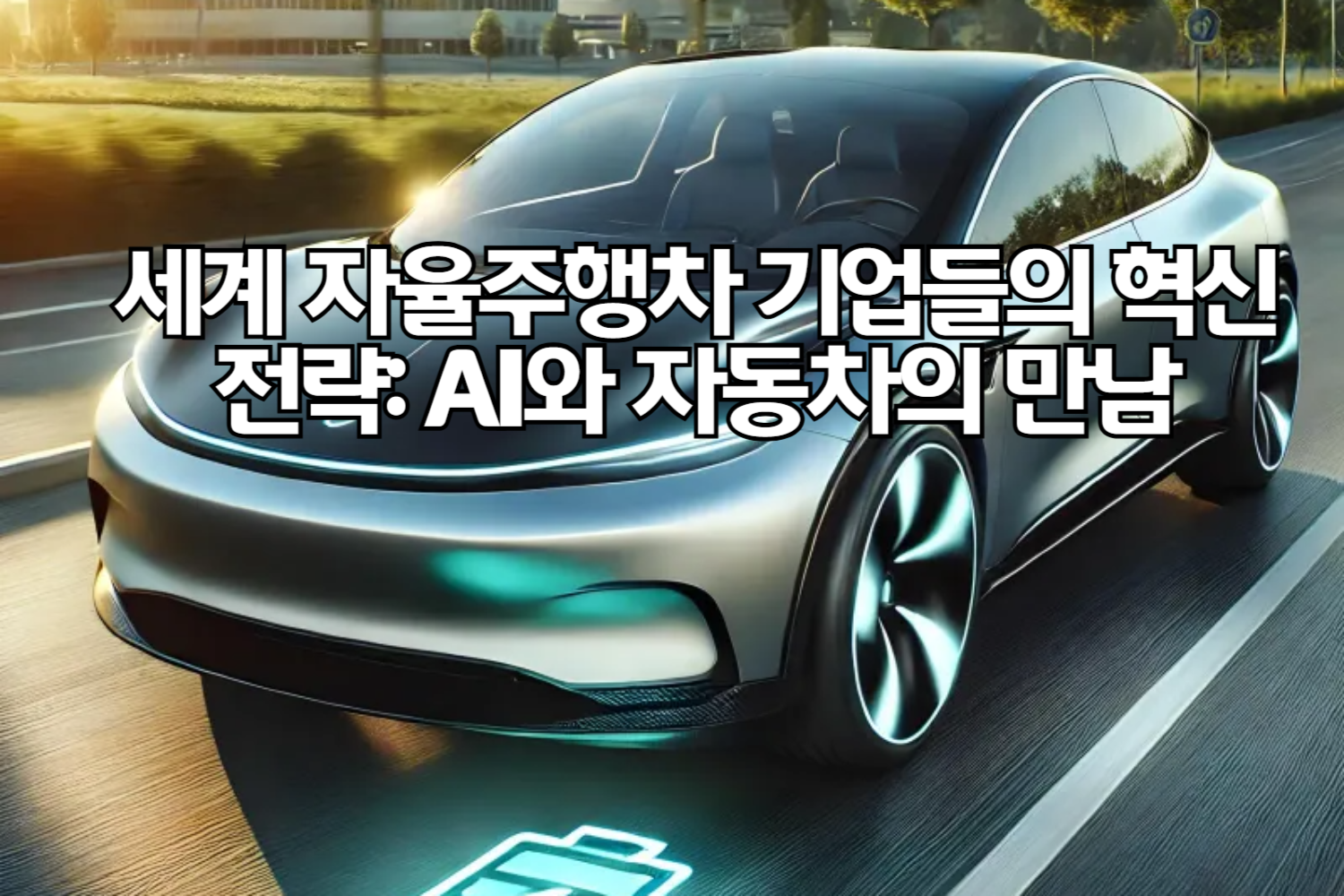 세계 자율주행차 기업들의 혁신 전략: AI와 자동차의 만남