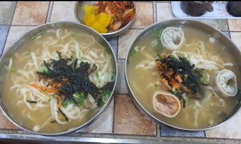 5천원칼국수콩국수