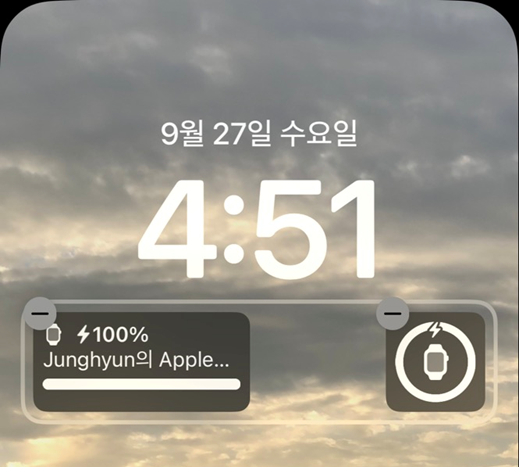 아이폰 배터리 잔량 표시하는 법