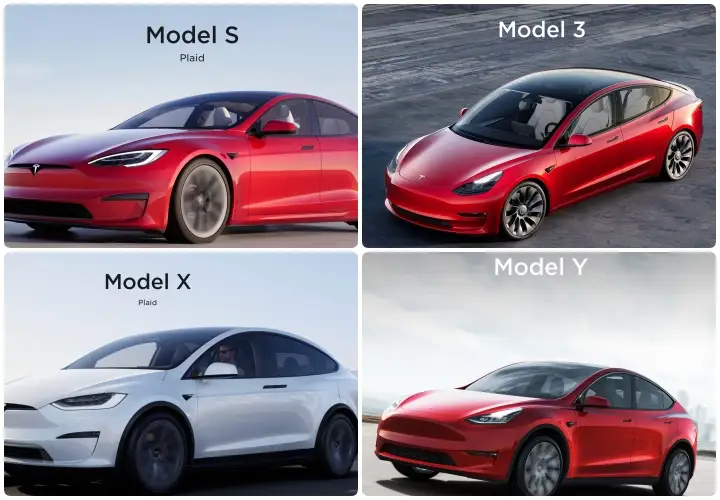 테슬라-4가지-모델사진