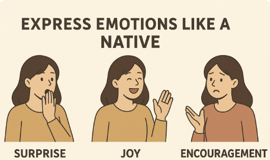 원어민처럼 감정 표현하기 관련 사진