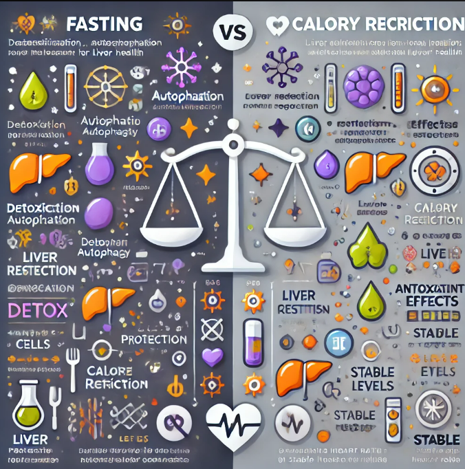 단식 VS 소식 간 건 건강에 미치는 영향