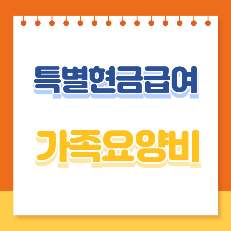 특별현금급여