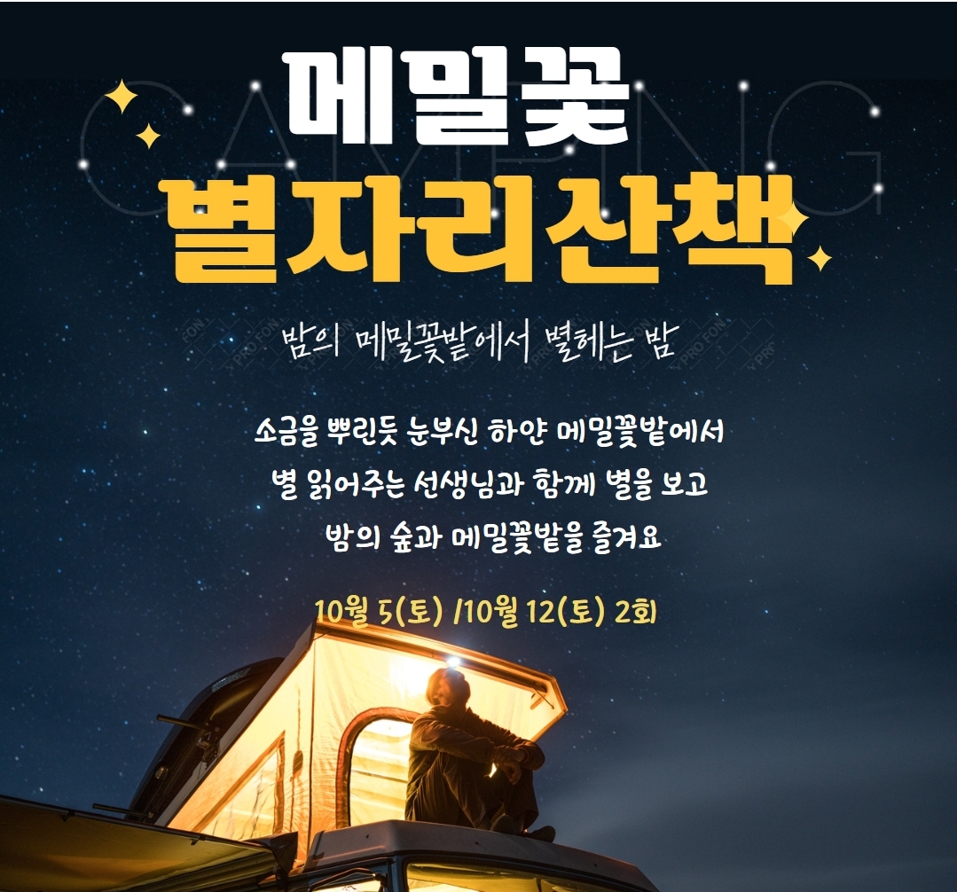 메밀꽃 별자리 산책