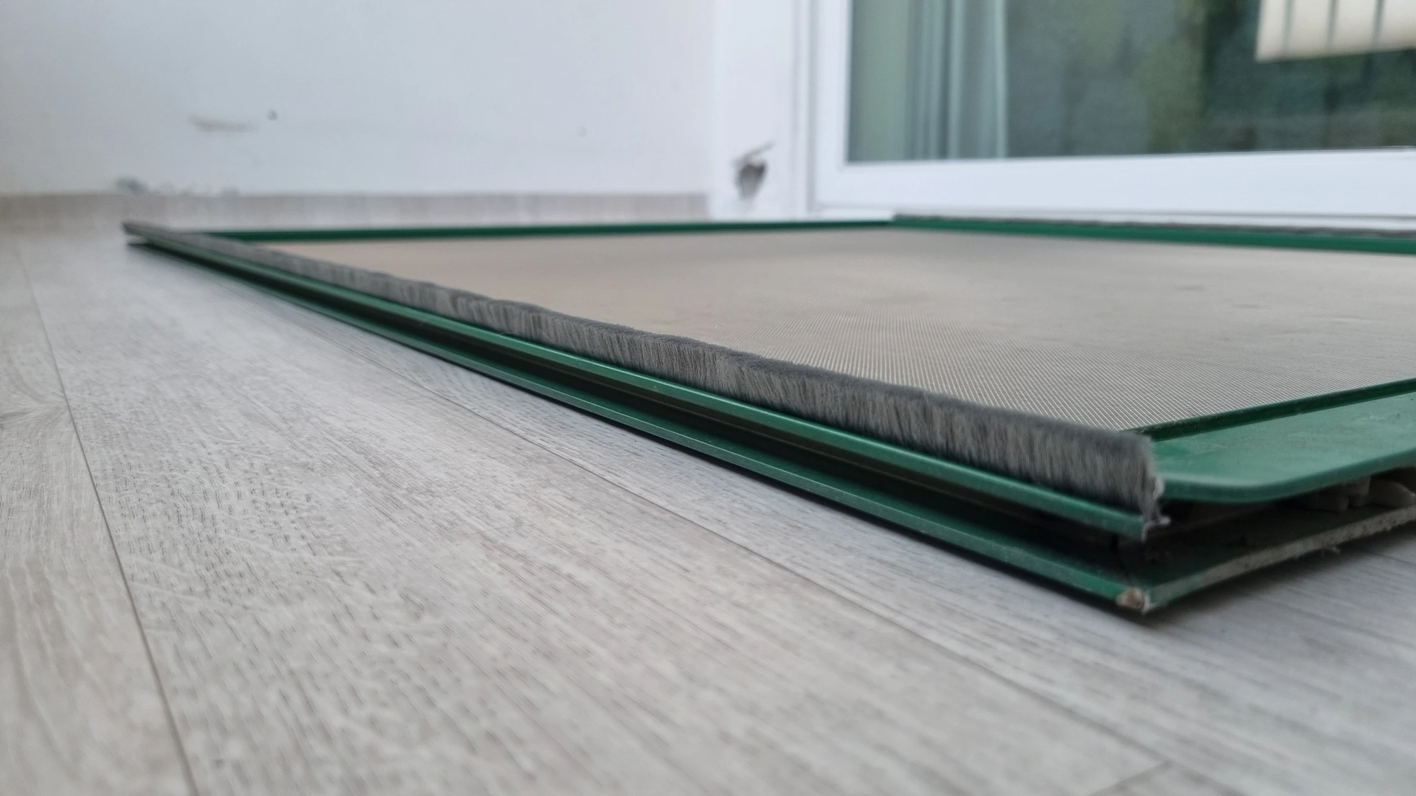 모헤어 끼운 모습