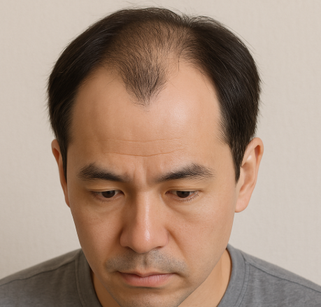 M자 탈모
