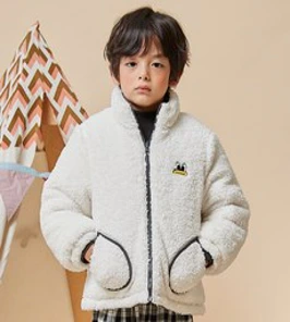 팬콧키즈 아동용 팝아이즈 리버서블 보아 패딩