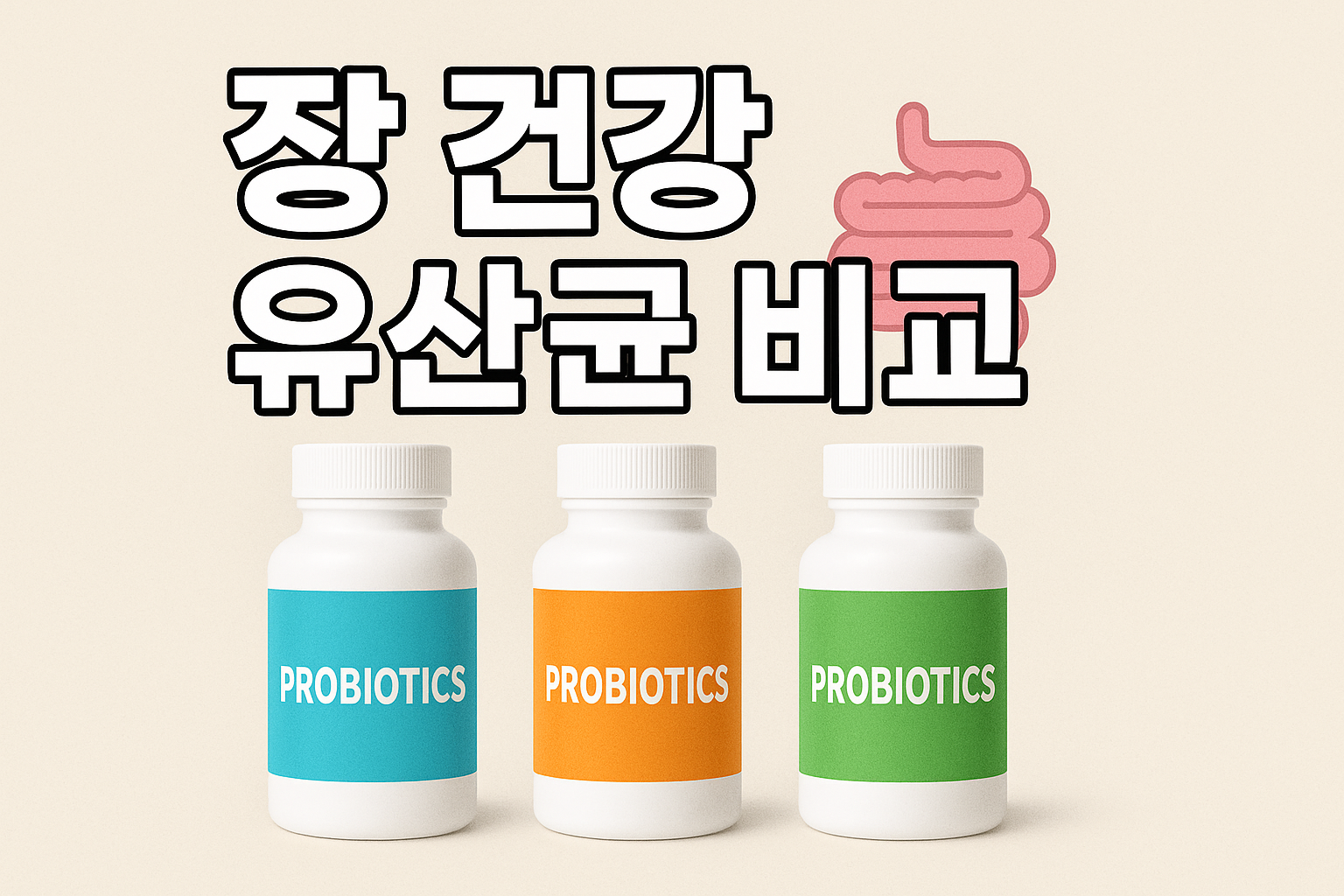 장 건강 유산균 비교