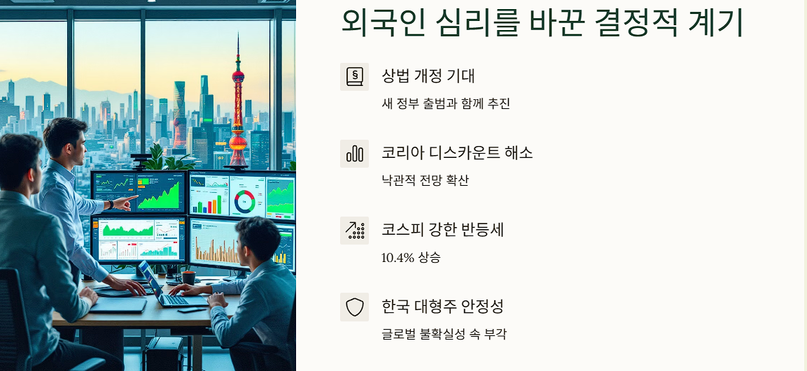 외국인 심리를 바꾼 결정적 계기